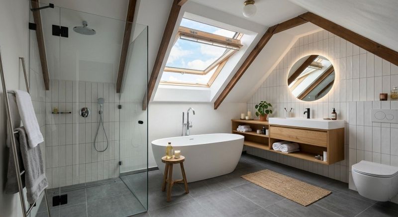 Attic Bathroom Remodeling in Waynesville, OH