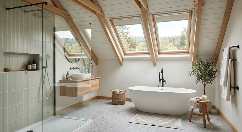 Attic Bathroom Remodeling in Waynesville, OH