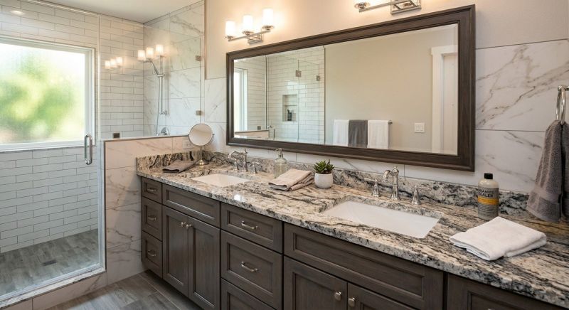 Granite Shower Installation in Waynesville, OH