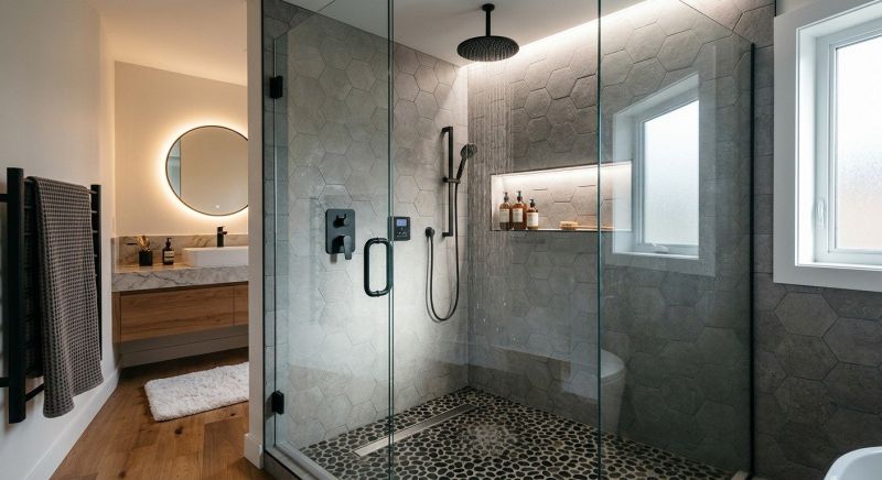 Granite Shower Installation in Waynesville, OH